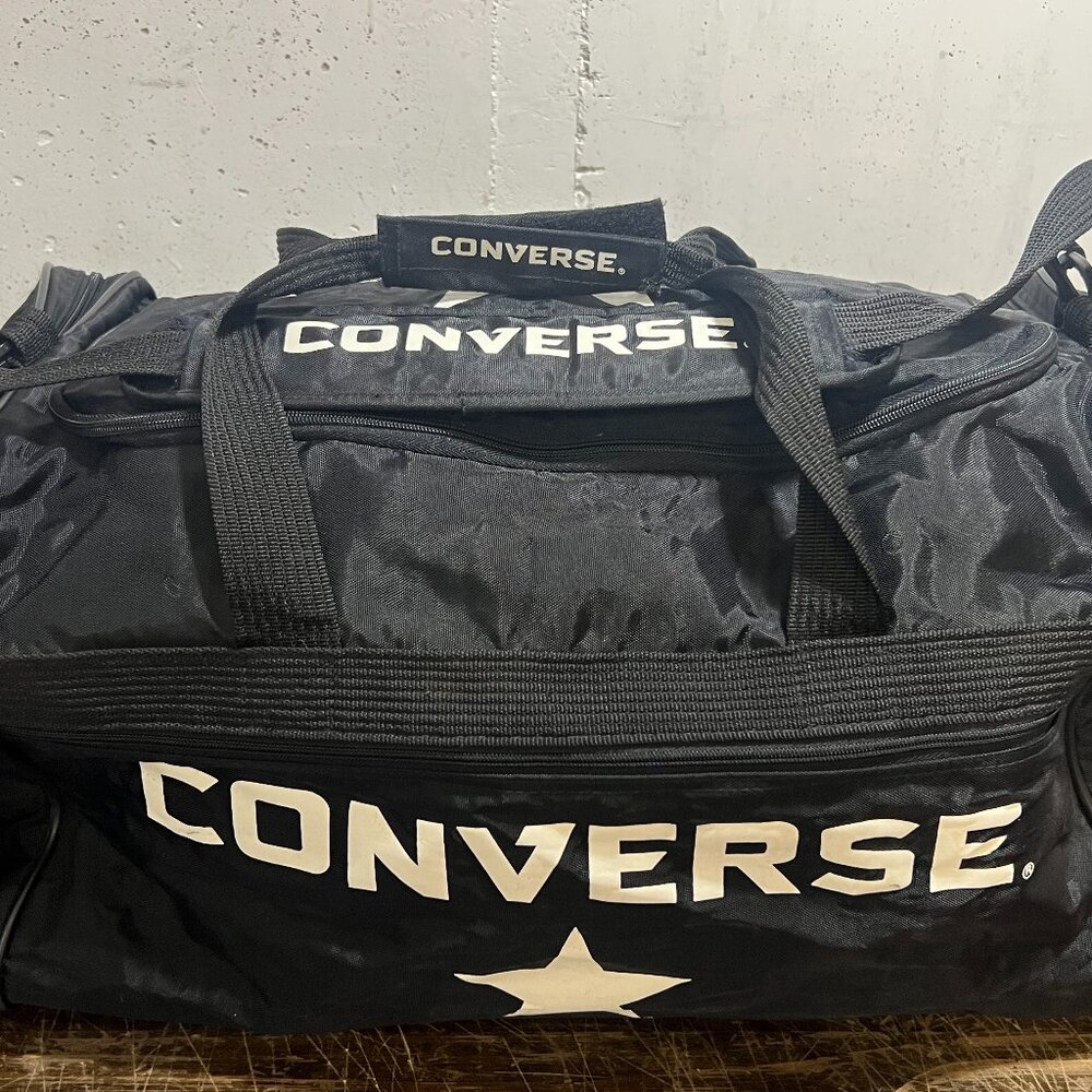 Converse Chuck Taylor All Star Black Duffle Bag Full Size